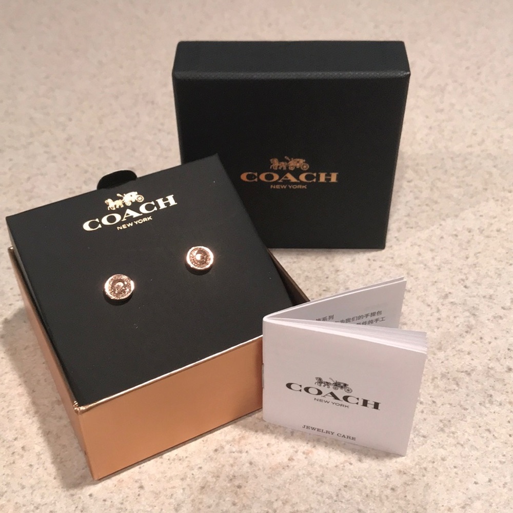 Coach earrings